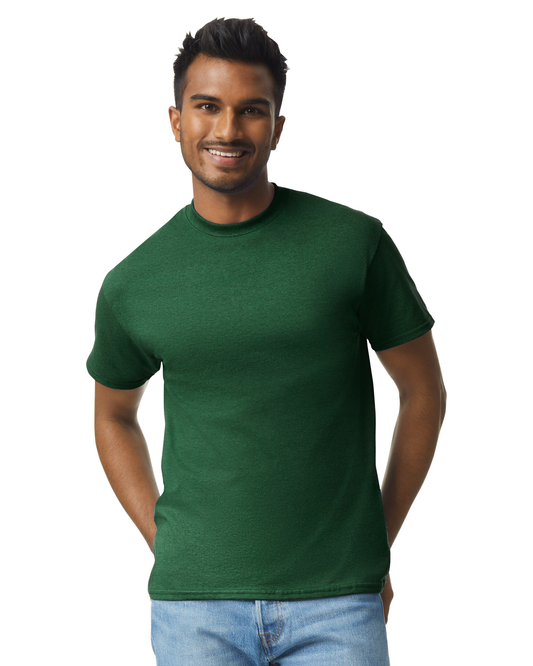 Gildan Premium Dark Green Pure Cotton T-Shirt