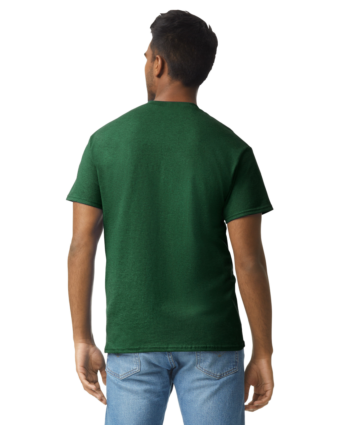 Gildan Premium Dark Green Pure Cotton T-Shirt