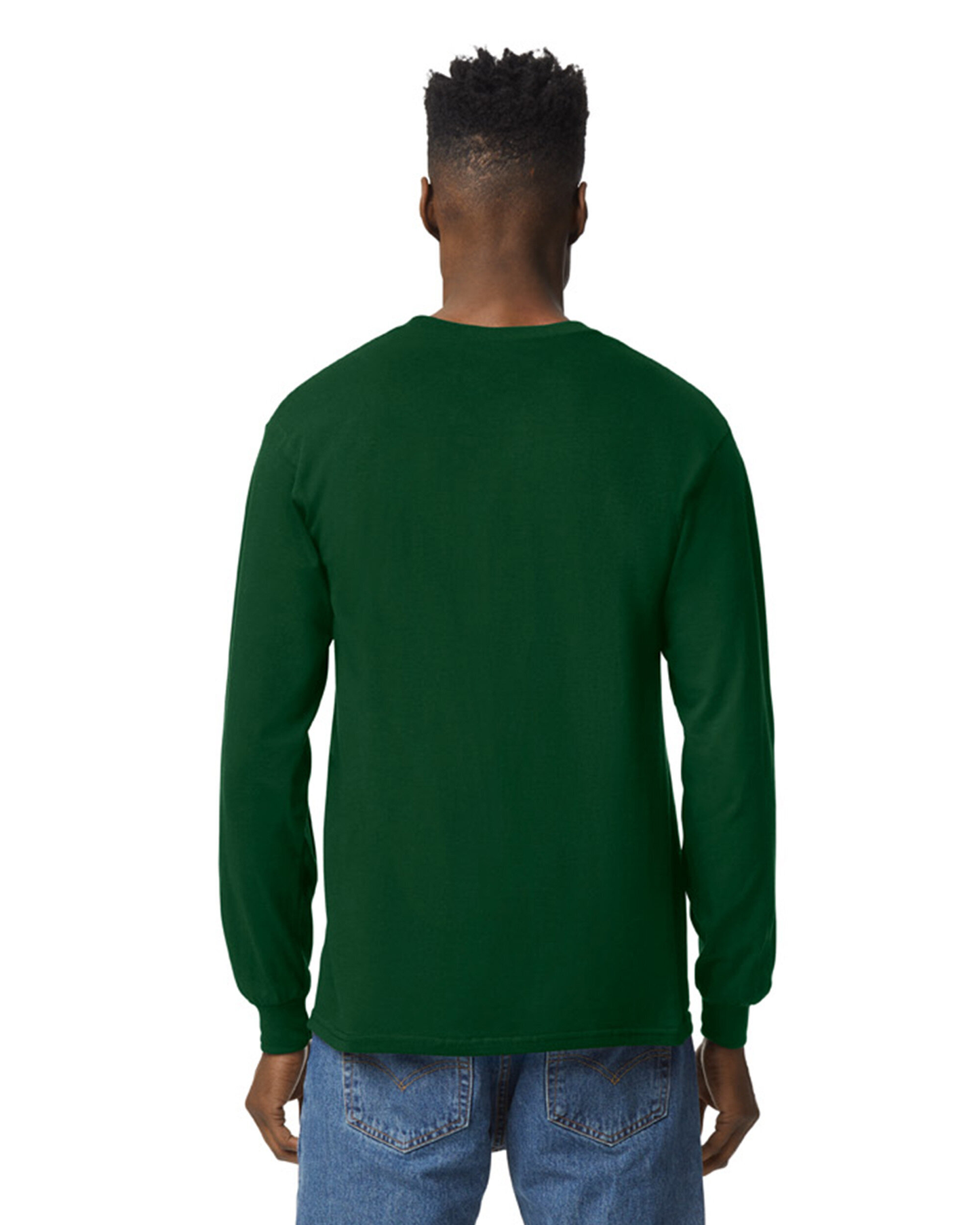 Gildan Premium Dark Green Pure Cotton T-Shirt