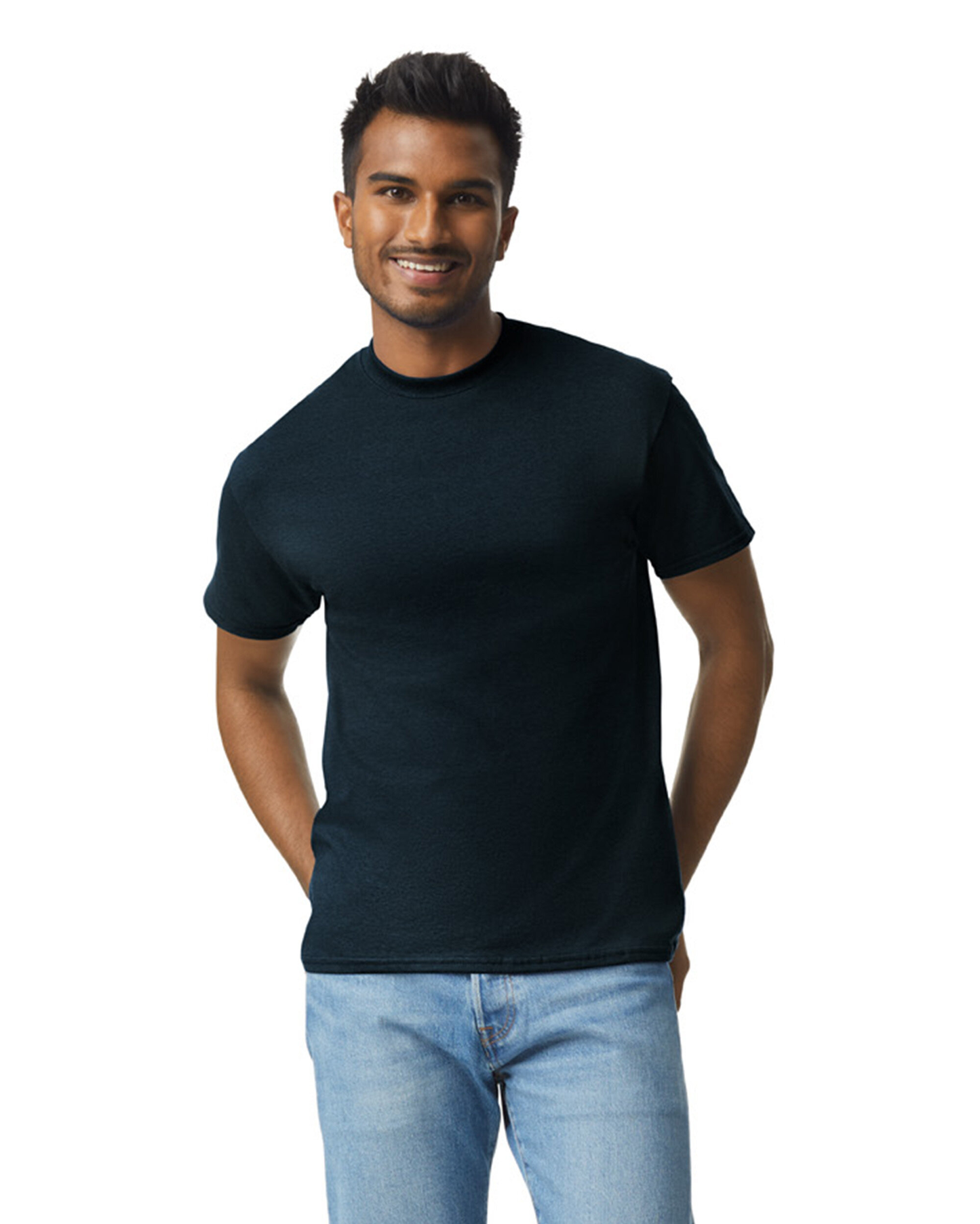 Gildan Premium Black Pure Cotton T-Shirt