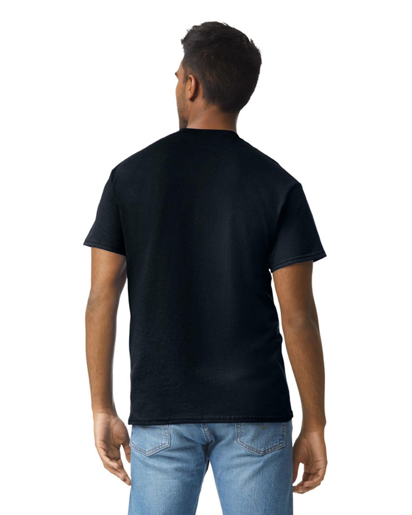 Gildan Premium Black Pure Cotton T-Shirt