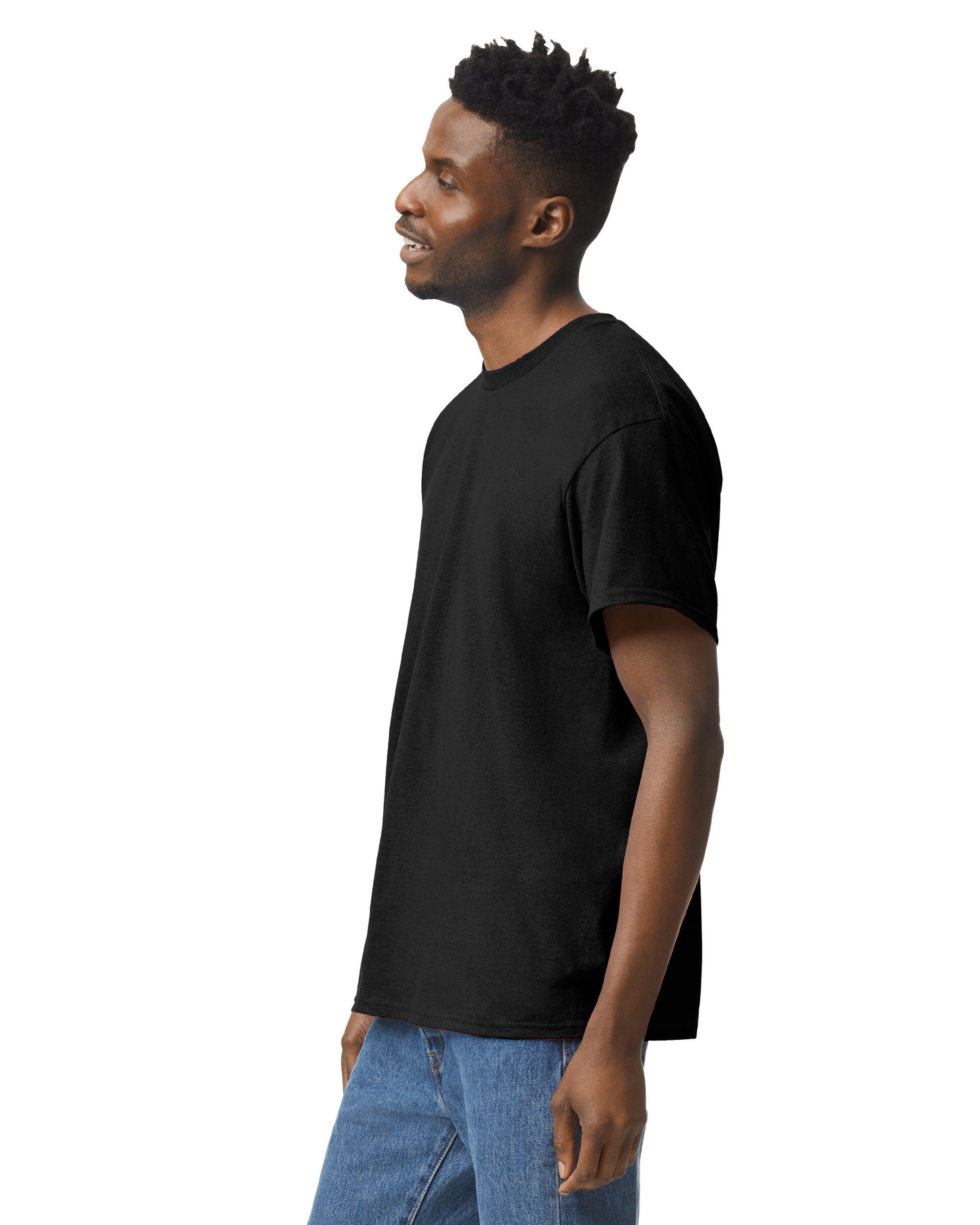 Gildan Premium Black Pure Cotton T-Shirt