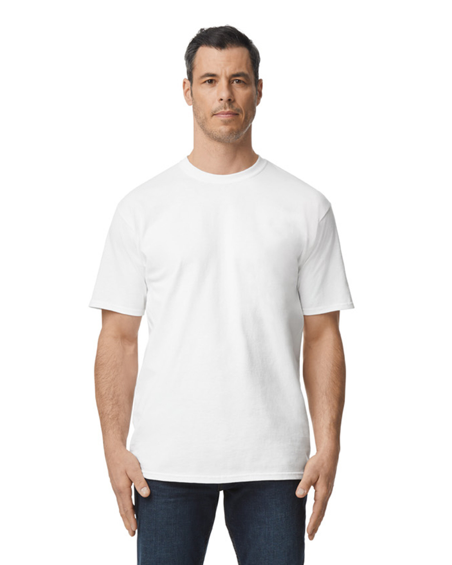 Gildan Premium Pure Cotton  White T-Shirt