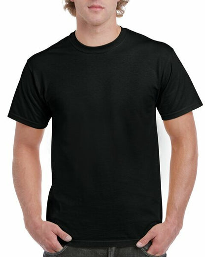 Gildan Premium Black Cotton T-Shirt