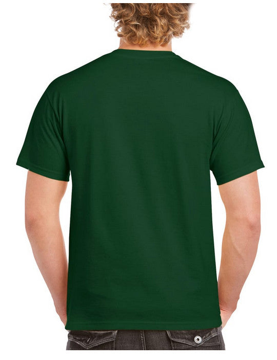 Gildan Premium Dark Green Cotton T-Shirt