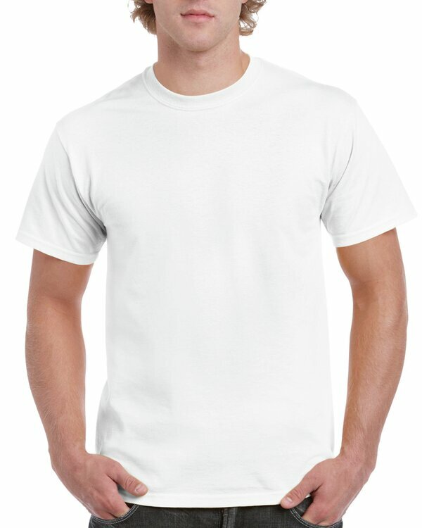 Gildan Premium Classic White Cotton T-Shirt